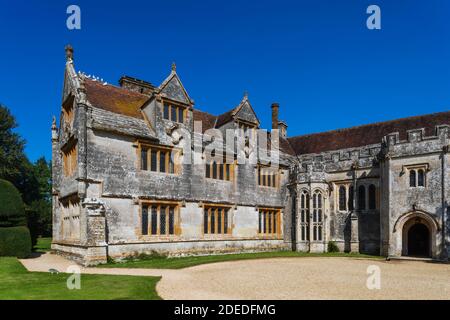 Angleterre, Dorset, Dorchester, Athelhampton House demeure ancestrale et jardins Banque D'Images