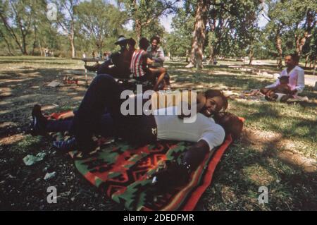Photo des années 1970 (1972) - White Rock Lake (Dallas) Banque D'Images