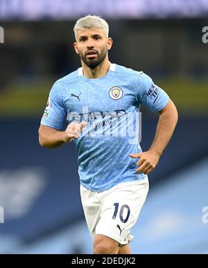 Photo du dossier datée du 17-10-2020 de Sergio Aguero de Manchester City. Banque D'Images