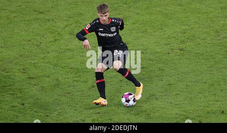 Leverkusen, Allemagne. 29 nov. 2020. Firo: 29.11.2020 Fuvuball: Soccer: 1ère saison Bundesliga 2020/21 Bayer Leverkusen - HERTHA BSC BERLIN Daley Sinkgraven, action individuelle | utilisation dans le monde crédit: dpa/Alay Live News Banque D'Images