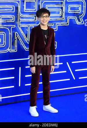 Philip Zhao participe à la première européenne de « Ready Player One » au vue West End le 19 mars 2018 à Londres, en Angleterre. Banque D'Images