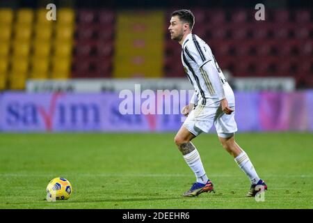 Benevento, Italie. 28 novembre 2020. Aaron Ramsey, pendant la série UN match entre Benevento Calcio et Juventus FC au Stadio Ciro Vigorito, Benevento, Italie, le 28 novembre 2020. Credit: Giuseppe Maffia/Alay Live News Banque D'Images