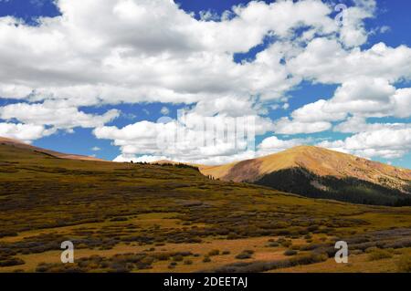 Guanella Pass Road près de Denver Colorado en automne Banque D'Images