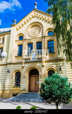 La Synagogue Nozyk est la seule maison juive de prière d'avant-guerre à Varsovie. Il a été construit en 1898-1902 et a été restauré après la Seconde Guerre mondiale Je Banque D'Images