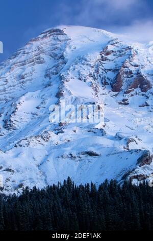 Mt Rainier de inspiration point, parc national du Mont Rainier, Washington Banque D'Images