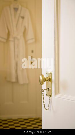 Porte de la salle de bains Banque D'Images