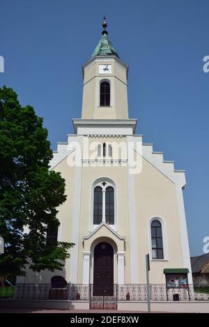 Eglise réformée, Biatorbágy, Comté de Pest, Hongrie, Magyarország, Europe Banque D'Images