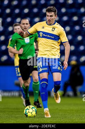 Brondby, Danemark. 30 novembre 2020. Mikael Uhre (11) de Broendby SI on le voit pendant le match 3F Superliga entre Broendby IF et Lyngby Boldklub au stade Brondby. (Crédit photo : Gonzales photo/Alamy Live News Banque D'Images