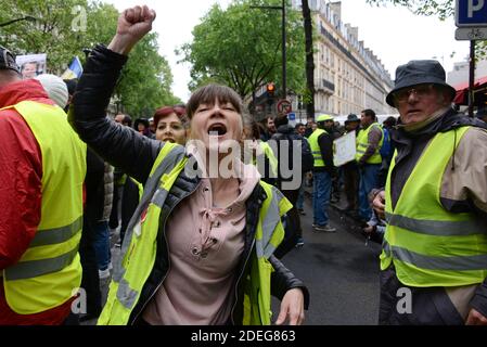 Le 25ème acte de la manifestation des Vestes jaunes à Paris, France, le 04 mai 2019. Photo par Albert Bouxou/avenir photos/ABACAPRESS.COM Banque D'Images