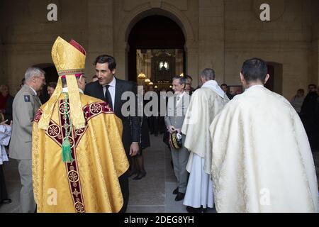 Le Prince Jean-Christophe Napoléon assiste aux services du Mémorial de Napoléon Bonaparte à la Cathédrale Saint-Louis des Invalides, à Paris, France, le 5 mai 2019. Photo par Eliot Blondt/ABACAPRESS.COM Banque D'Images