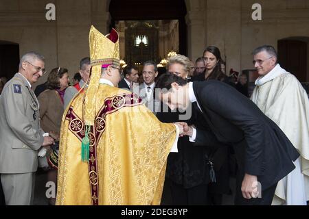 Le Prince Jean-Christophe Napoléon assiste aux services du Mémorial de Napoléon Bonaparte à la Cathédrale Saint-Louis des Invalides, à Paris, France, le 5 mai 2019. Photo par Eliot Blondt/ABACAPRESS.COM Banque D'Images