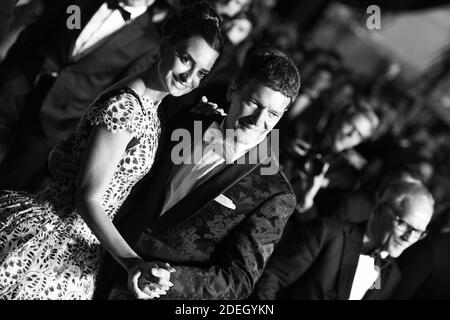 Penelope Cruz et Antonio Banderas quittent la première Dolor y Gloria dans le cadre du 72e Festival international du film de Cannes, le 17 mai 2019. Photo d'Aurore Marechal/ABACAPRESS.COM Banque D'Images