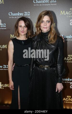 Camille Cottin et Chiara Mastroianni participant à la Chambre 212 après la fête qui s'est tenue à la Plage Magnum dans le cadre du 72e Festival de Cannes, le 19 mai 2019 à Cannes, France. Photo de Jerome Domine/ABACAPRESS.COM Banque D'Images