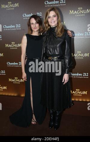 Camille Cottin et Chiara Mastroianni participant à la Chambre 212 après la fête qui s'est tenue à la Plage Magnum dans le cadre du 72e Festival de Cannes, le 19 mai 2019 à Cannes, France. Photo de Jerome Domine/ABACAPRESS.COM Banque D'Images