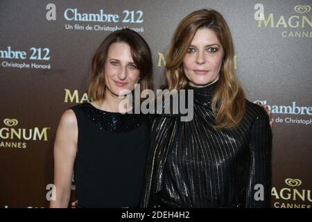 Camille Cottin et Chiara Mastroianni participant à la Chambre 212 après la fête qui s'est tenue à la Plage Magnum dans le cadre du 72e Festival de Cannes, le 19 mai 2019 à Cannes, France. Photo de Jerome Domine/ABACAPRESS.COM Banque D'Images