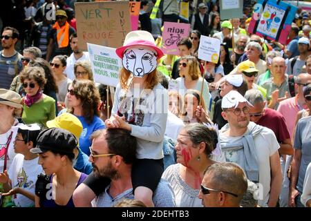 Les gens se mobilisent contre le réchauffement climatique, manifestation climatique à Marseille, France, le 25 mai 2019. Photo de Denis Taust/avenir photos/ABACAPRESS.COM Banque D'Images