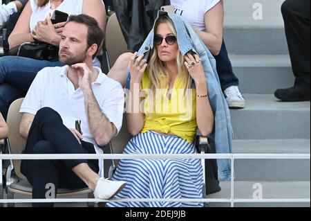 Carine Galli participe à l'Open de tennis français 2019 - dixième jour à Roland Garros le 4 juin 2019 à Paris, France. Photo de Laurent Zabulon / ABACAPRESS.COM Banque D'Images