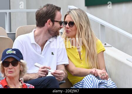 Carine Galli participe à l'Open de tennis français 2019 - dixième jour à Roland Garros le 4 juin 2019 à Paris, France. Photo de Laurent Zabulon / ABACAPRESS.COM Banque D'Images