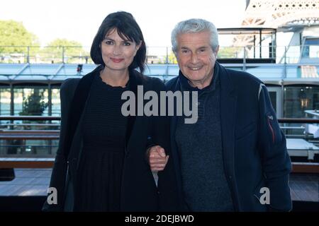 Valérie Perrin et Claude Lelouch participant au gala de la Fondation Maud Fontenoy à la Peniche Ducasse à Paris, France, le 06 juin 2019. Photo d'Aurore Marechal/ABACAPRESS.COM Banque D'Images