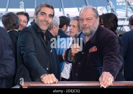 Le 06 juin 2019, MM. ary Abittan et Eric Dupond-Moretti assistent au Gala de la Fondation Maud Fontenoy à la Peniche Ducasse à Paris. Photo d'Aurore Marechal/ABACAPRESS.COM Banque D'Images