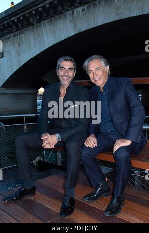 Le 06 juin 2019, MM. ary Abittan et Richard Berry assistent au Gala de la Fondation Maud Fontenoy à la Peniche Ducasse à Paris, en France. Photo d'Aurore Marechal/ABACAPRESS.COM Banque D'Images