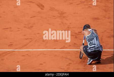 Ashleigh BARTY, d'Australie, en action lors de la finale de l'Open de tennis français 14 à l'arène Roland-Garros le 08 juin 2019 à Paris, France. Photo par ABACAPRESS.COM Banque D'Images