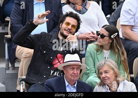 Amir Haddad et son épouse Lital assistent à l'Open de tennis français 2019 - jour quinze à Roland Garros le 9 juin 2019 à Paris, France. Photo de Laurent Zabulon / ABACAPRESS.COM Banque D'Images