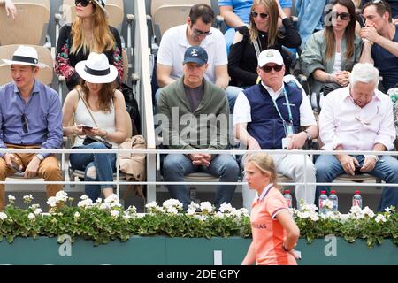 Woody Harrelson dans des stands pendant l'Open de tennis français à l'arène Roland-Garros le 09 juin 2019 à Paris, France. Photo de Nasser Berzane/ABACAPRESS.COM Banque D'Images