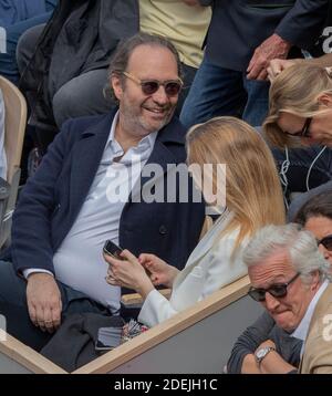 Merci pour l'invitation, la collection Louis Vuitton était exquise. Delphine  Arnault & Xavier Niel