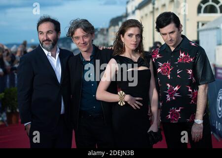 Nicolas Maury, Erwann le Duc, Maud Wyler et Swann Arlaud assistent au tapis rouge lors du 33ème Festival du film de Cabourg à Cbourg, France, le 14 juin 2019. Photo d'Aurore Marechal/ABACAPRESS.COM Banque D'Images