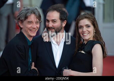 Swann Arlaud, Erwann le Duc et Maud Wyler assistent au tapis rouge lors du 33ème Festival du film de Cabourg à Cbourg, France, le 14 juin 2019. Photo d'Aurore Marechal/ABACAPRESS.COM Banque D'Images