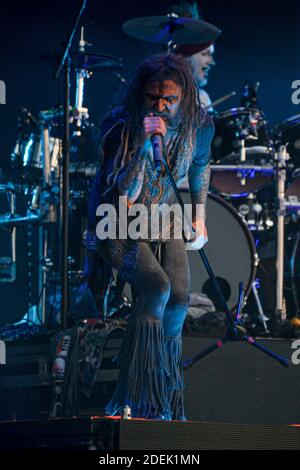 Rob Zombie en direct sur scène lors du premier knotfest européen le 20 juin 2019 à Clisson, France photo par Julien Reynaud/APS-Medias/ABACAPRESS.COM Banque D'Images