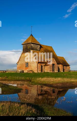 Angleterre, Kent, Romney Marsh, Fairfield, église St. Thomas Becket Banque D'Images