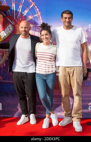 Franck Gastabide, Sabrina Ouazani et Ramzy Bedia participent à la première du film de Paris « Toy Story 4 » à Disneyland Paris le 22 juin 2019 à Paris, France. Photo de Nasser Berzane/ABACAPRESS.COM Banque D'Images