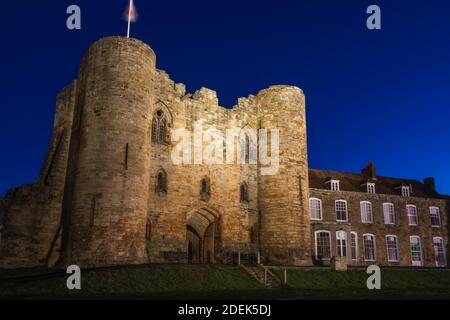 Angleterre, Kent, Tonbridge, Tonnbridge Castle Gatehouse Banque D'Images