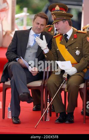 Luxembourg Premier ministre Xavier Bettel, Prince Guillaume du Luxembourg photo de ABACAPRESS.COM Banque D'Images