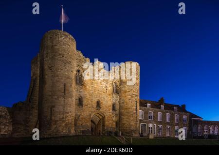 Angleterre, Kent, Tonbridge, Tonnbridge Castle Gatehouse Banque D'Images