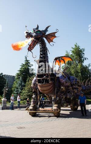 Défilent les étoiles de Disney lors de l'événement du Lion King Festival à Disneyland Paris le 29 juin 2019 à Paris, France. Photo de Nasser Berzane/ABACAPRESS.COM Banque D'Images