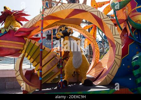 Défilent les étoiles de Disney lors de l'événement du Lion King Festival à Disneyland Paris le 29 juin 2019 à Paris, France. Photo de Nasser Berzane/ABACAPRESS.COM Banque D'Images