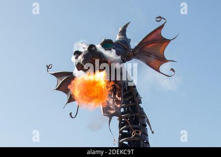 Défilent les étoiles de Disney lors de l'événement du Lion King Festival à Disneyland Paris le 29 juin 2019 à Paris, France. Photo de Nasser Berzane/ABACAPRESS.COM Banque D'Images