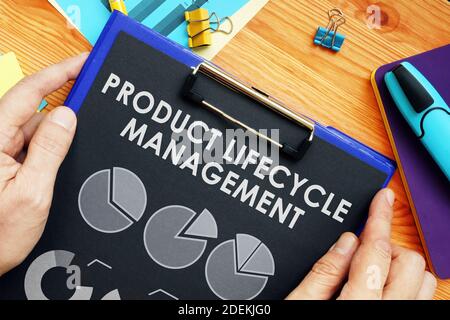 Documents pour Product Lifecycle Management PLM et les graphiques. Banque D'Images