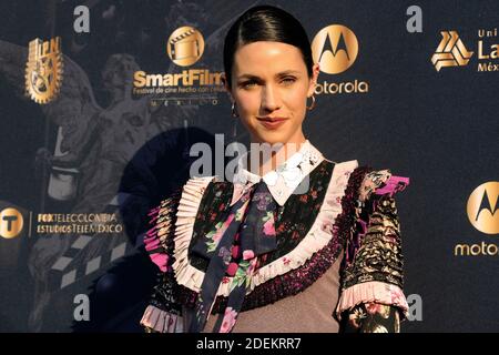 MEXICO, MEXIQUE – 29 NOVEMBRE : Pamela Almanza pose pour des photos lors du tapis rouge des SmartFilms Awards 2020 au Foro aire libre le 29 novembre 2020 à Mexico. Crédit : Martin Gonzalez/Eyepix Group/The photo Access Banque D'Images