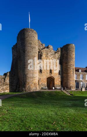 Angleterre, Kent, Tonbridge, Tonnbridge Castle Gatehouse Banque D'Images