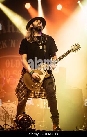 Copenhague, Danemark. 27 novembre 2020. Le groupe danois de hard rock Junkyard Drive joue un concert à VEGA à Copenhague. (Crédit photo: Gonzales photo - Nikolaj Bransholm). Banque D'Images