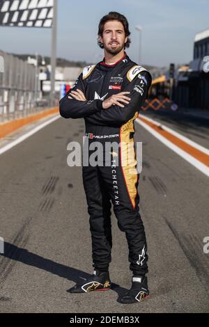 DA COSTA Antonio Felix (por), DS Techeetah, DS E-tense FE20, portrait pendant le test pré-saison de Valence pour le 2020-21 ABB FI / LM Banque D'Images