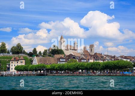 Géographie / Voyage, Suisse, Château de Rapperswil au lac de Zurich, droits-supplémentaires-autorisations-Info-non-disponible Banque D'Images