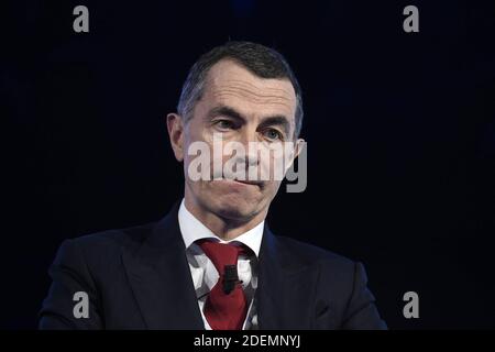 Photo répertoire, Italie. 1er décembre 2020. Rome, 06 mars 2018 Jean Pierre Mustier, PDG d'Unicredit, pendant le 21e cycle de Fabi. © Luigi Mistrulli (Rome - 2018-03-06,) ps la photo peut être utilisée conformément au contexte dans lequel elle a été prise, et sans l'intention diffamatoire du décorum des personnes représentées usage éditorial seulement crédit: Agence de photo indépendante/Alamy Live News Banque D'Images