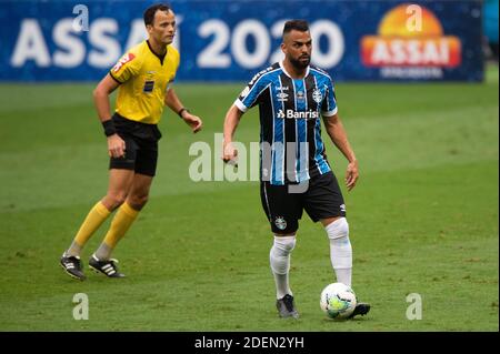 30 novembre 2020 ; Arena de Gremio, Porto Alegre, Brésil ; Serie A brésilienne, Gremio contre Goias ; Maicon de Gremio Banque D'Images