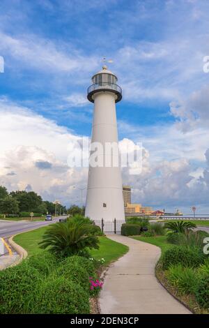 Biloxi, Mississippi, USA Light House. Banque D'Images