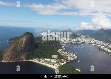 Rio de Janeiro - la plus grande destination touristique internationale au Brésil, en Amérique latine et dans tout l'hémisphère Sud. Banque D'Images